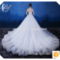 Latest Design Gorgeous Luxury White Lace Fabric Appliqued Wedding Gown Strapless Alibaba Sweetheart Beautiful Wedding Dress